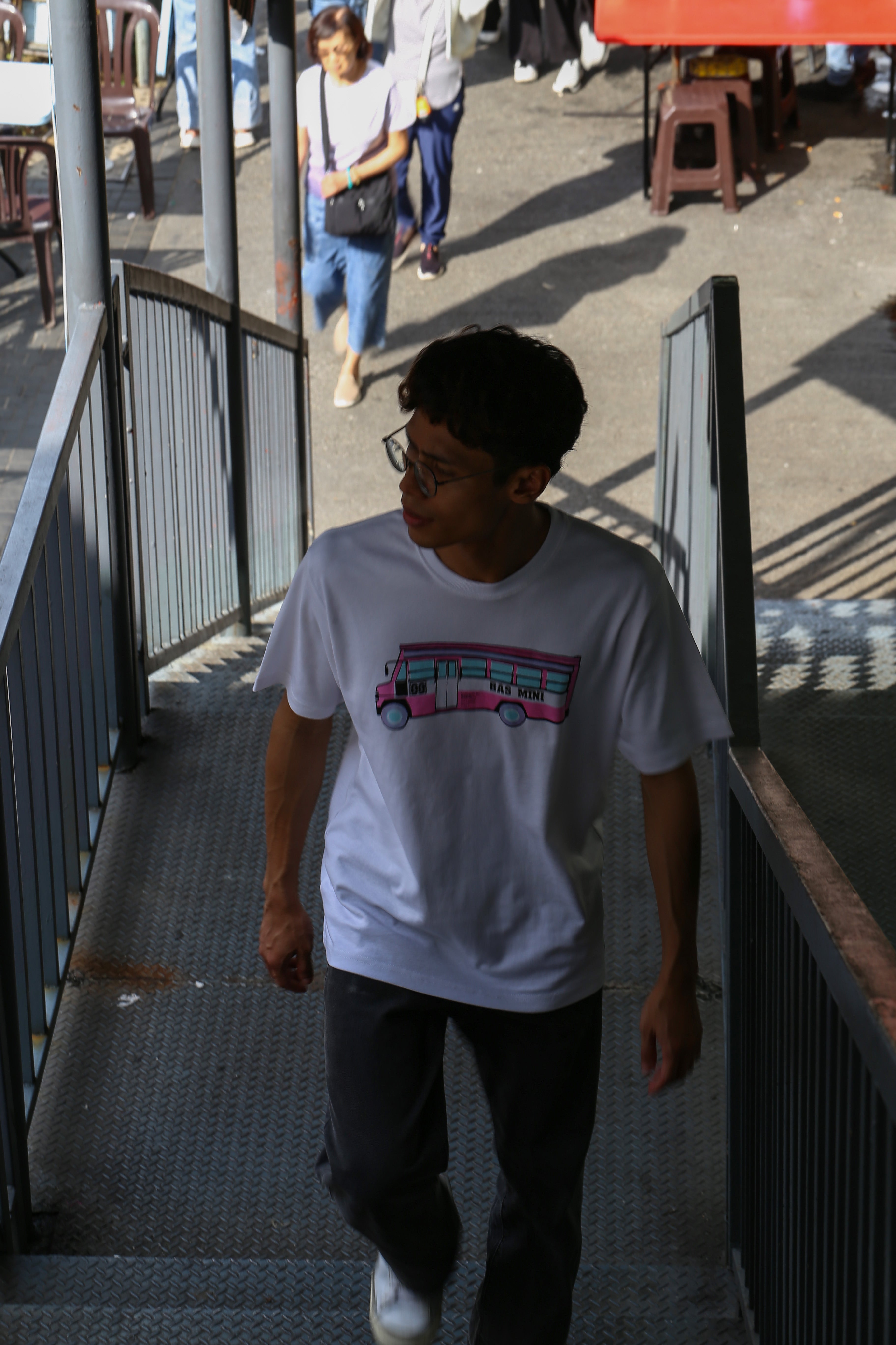 T-shirt Mini Bas - White
